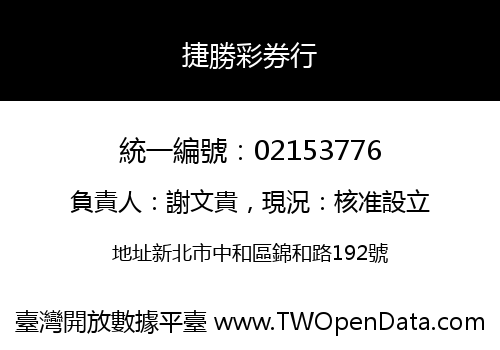 捷勝彩券行