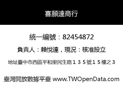 喜願達商行