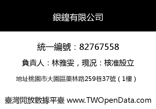銀鍠有限公司
