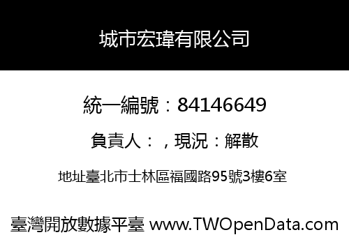 城市宏瑋有限公司