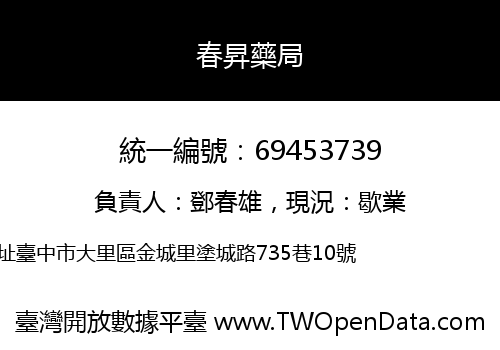 春昇藥局