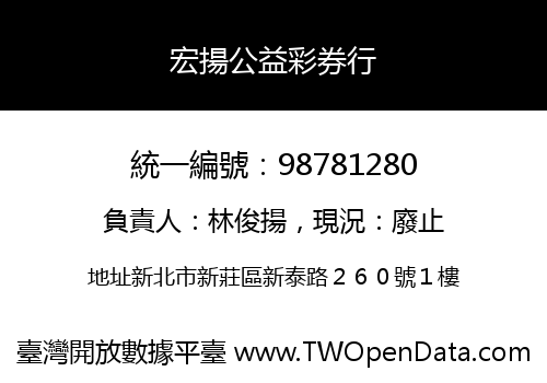 宏揚公益彩券行