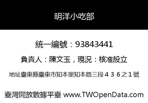 明洋小吃部