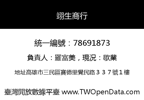 翊生商行