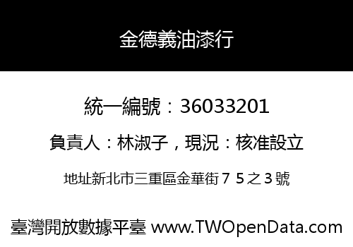 金德義油漆行