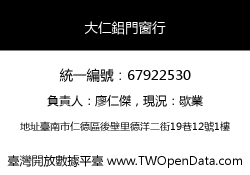 大仁鋁門窗行