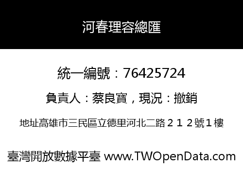 河春理容總匯