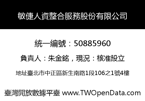 敏倢人資整合服務股份有限公司