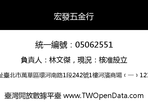 宏發五金行