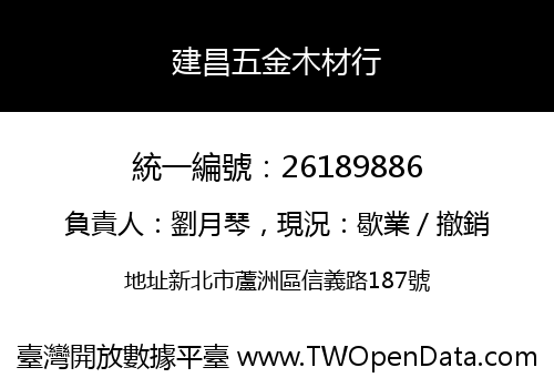 建昌五金木材行