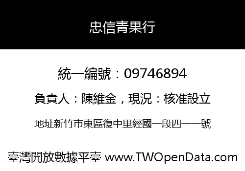 忠信青果行