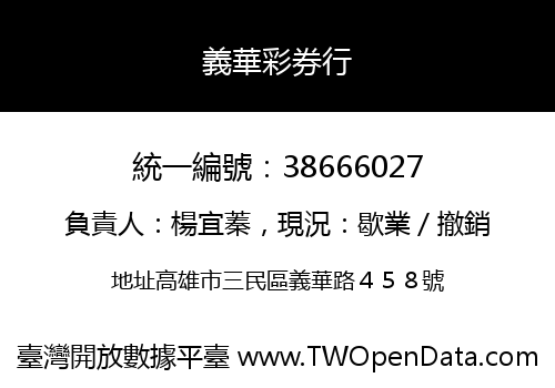 義華彩券行