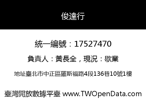 俊達行