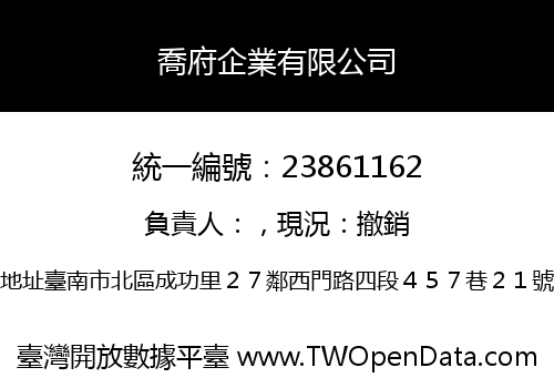 喬府企業有限公司