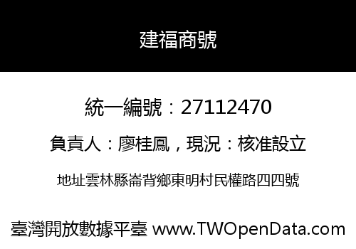 建福商號