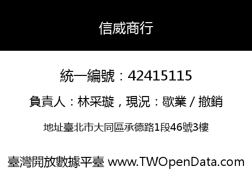 信威商行