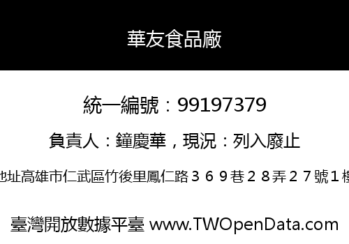 華友食品廠