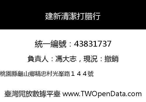 建新清潔打腊行