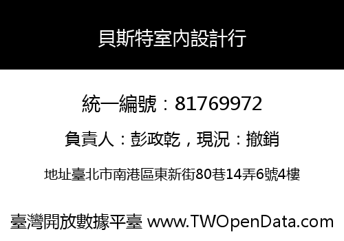 貝斯特室內設計行