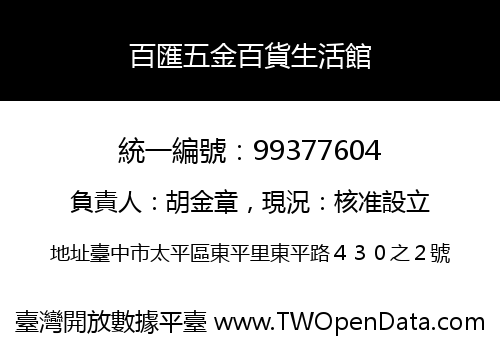 百匯五金百貨生活館