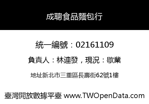 成聰食品麵包行
