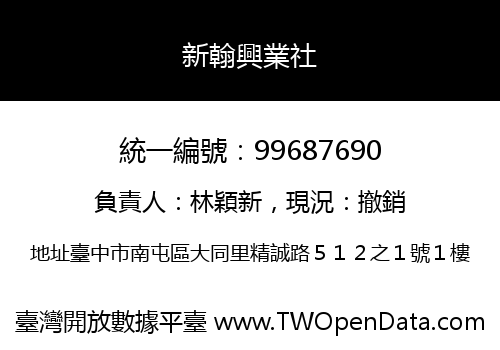 新翰興業社