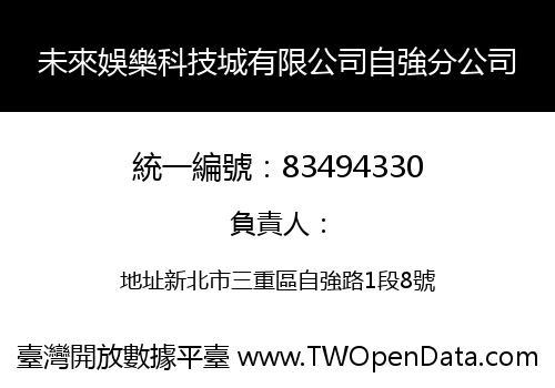 未來娛樂科技城有限公司自強分公司