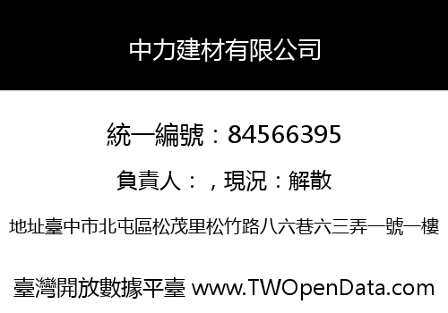 中力建材有限公司