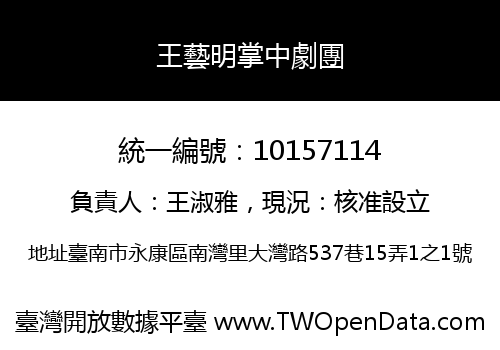王藝明掌中劇團