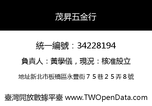茂昇五金行