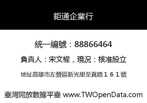 鉅通企業行