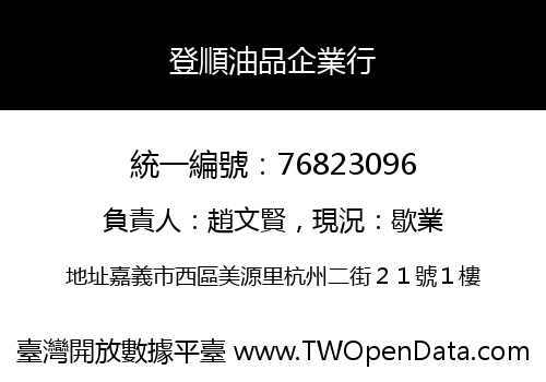 登順油品企業行