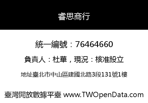 睿思商行