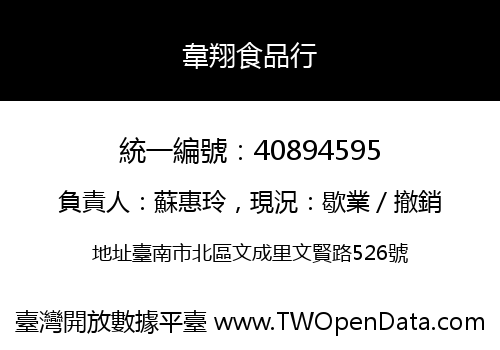 韋翔食品行