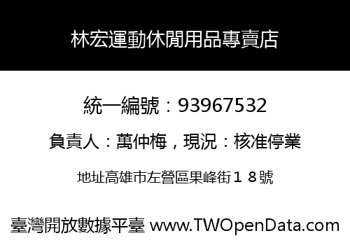 林宏運動休閒用品專賣店