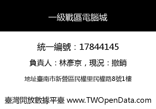 一級戰區電腦城