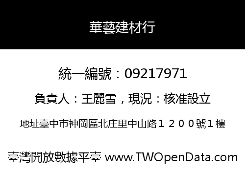 華藝建材行