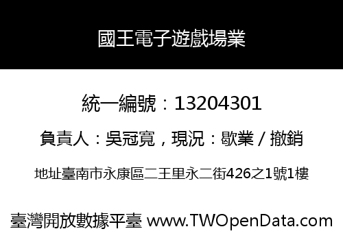 國王電子遊戲場業