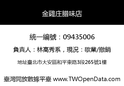 金雞庄腊味店