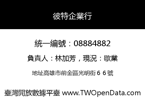 彼特企業行