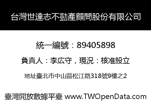 台灣世達志不動產顧問股份有限公司