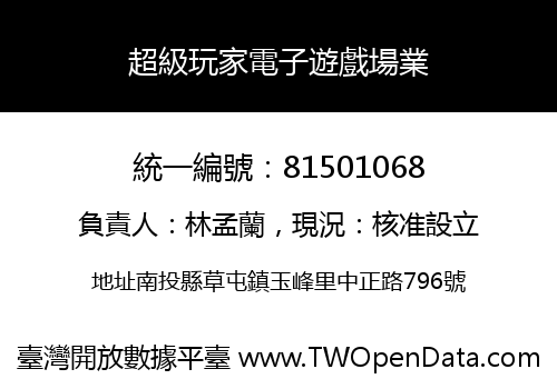 超級玩家電子遊戲場業