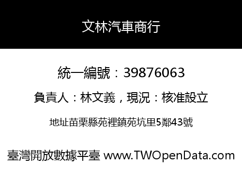 文林汽車商行