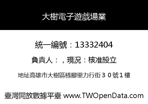 大樹電子遊戲場業