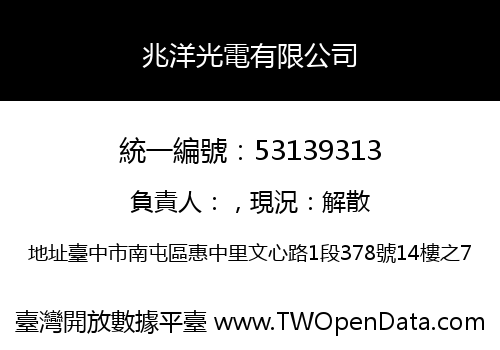 兆洋光電有限公司