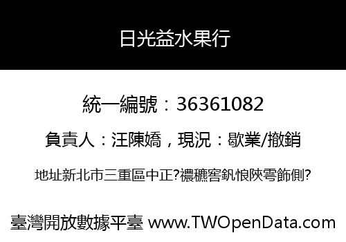 日光益水果行
