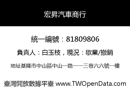 宏昇汽車商行