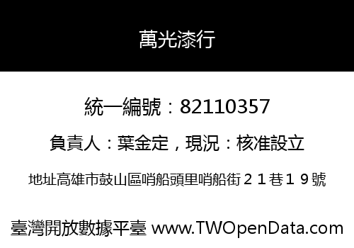 萬光漆行