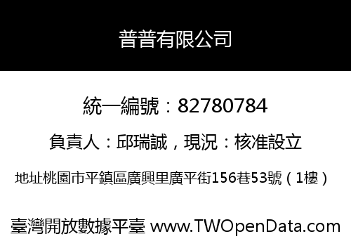 普普有限公司