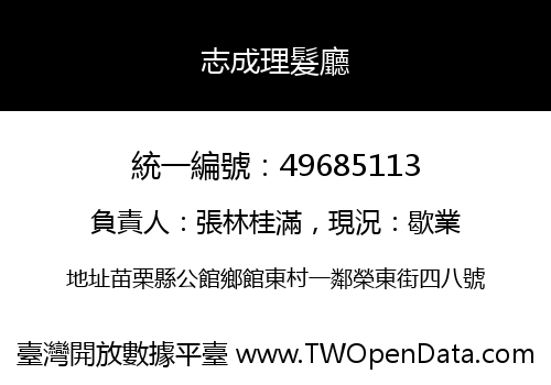 志成理髮廳
